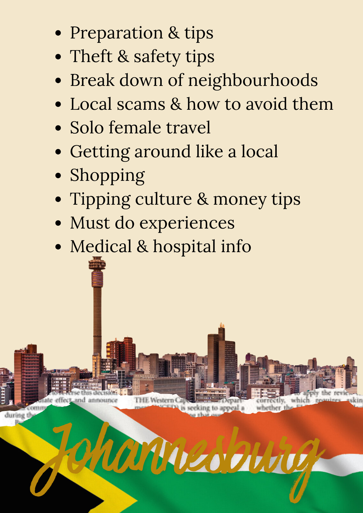 Johannesburg Travel Guide eBook